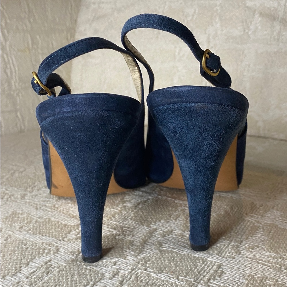 JONATHAN peep toe leather heels - Picture 5 of 11